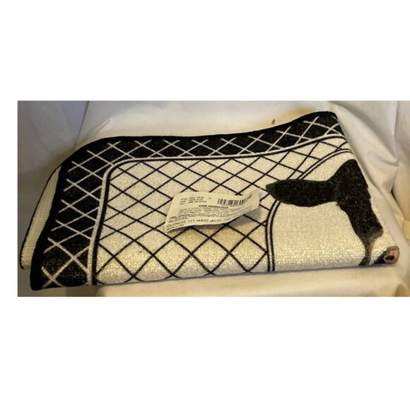 New Vintage USA Sarah Lynn’s Holstein Cow Country Kitchen Mat Rug 18”x30” Pop-up - Picture 8 of 9